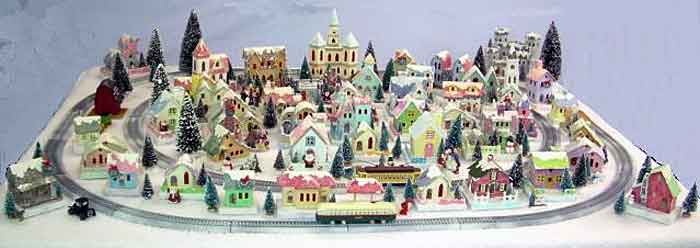 Christmas village display