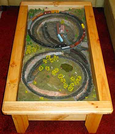 Coffee table railway