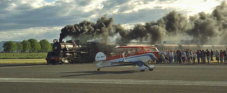 Gisborne NZ runway/railway crossing