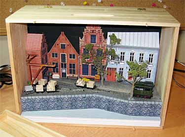 wooden shoebox layout